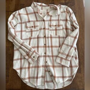 Billabong oversized flannel shacket